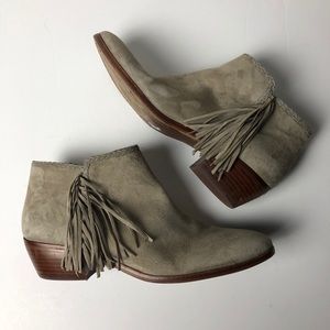 SAM EDELMAN Paige Leather Booties Ankle Boots